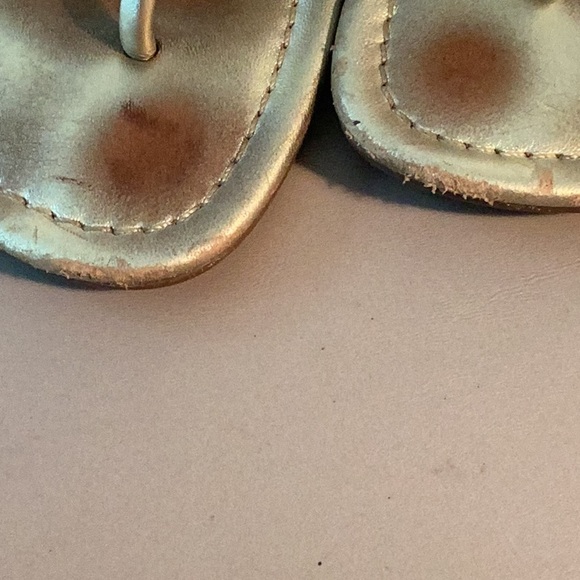 Tory Burch Gold Sandal Size 8 - Picture 5 of 5